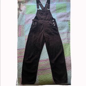 Free People Ziggy Cord Overalls Buckworth Brown